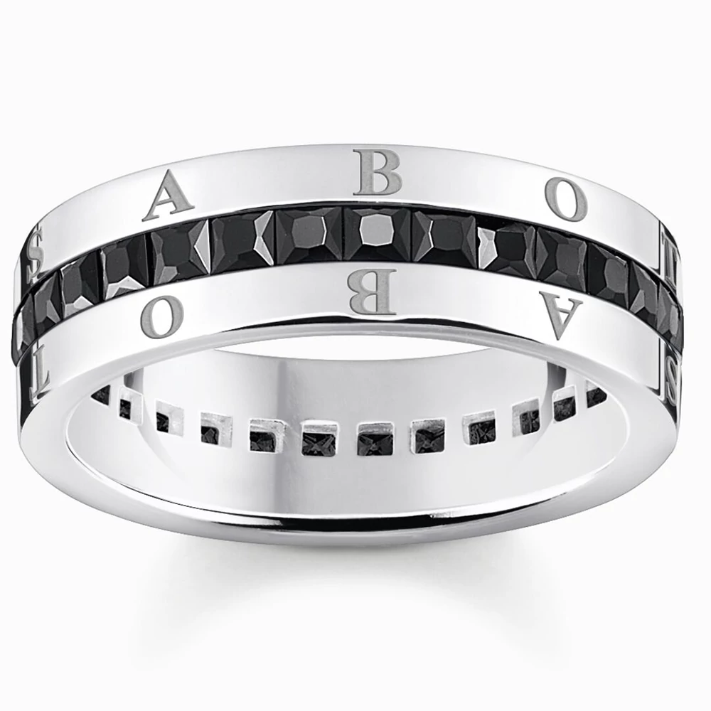 Thomas Sabo fekete köves gyűrű - TR2361-643-11-48