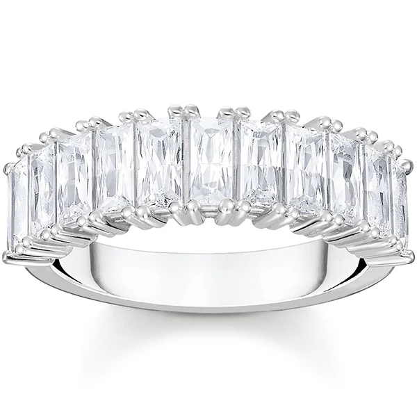 Thomas Sabo pavé fehér köves gyűrű - TR2366-051-14-54
