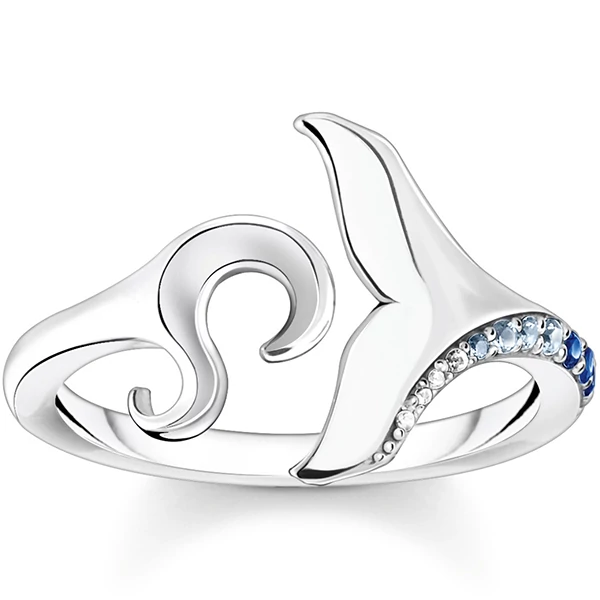 Thomas Sabo sellő uszony gyűrű - TR2385-644-1-52