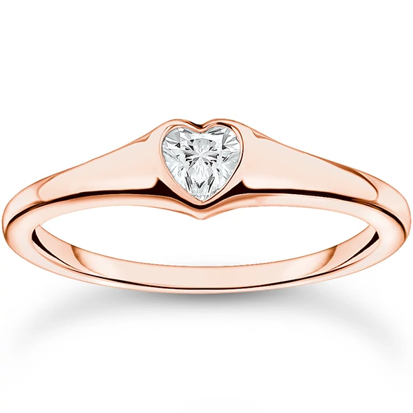 Thomas Sabo szíves gyűrű - TR2390-416-14-54