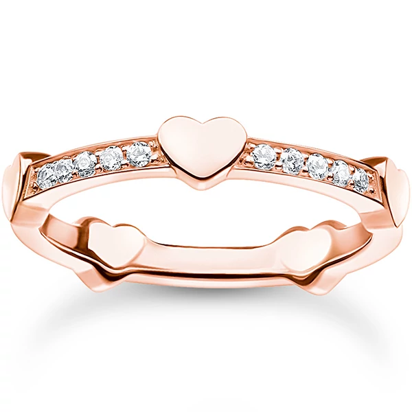 Thomas Sabo szíves gyűrű - TR2391-416-14-54
