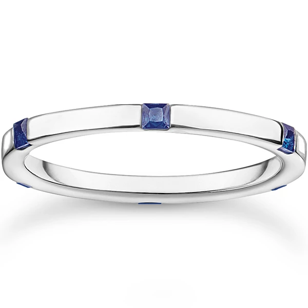 Thomas Sabo kék köves gyűrű - TR2396-699-32-54