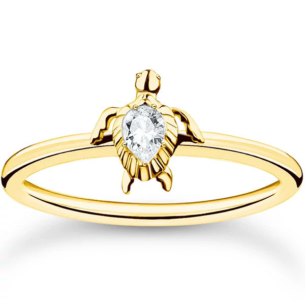 Thomas Sabo teknősbéka gyűrű - TR2401-414-14-48
