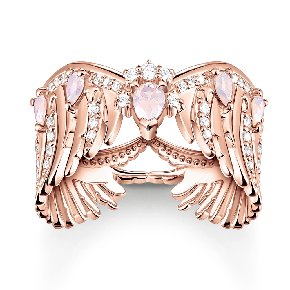 Thomas Sabo rozé főnix szárny gyűrű - TR2411-323-9-52