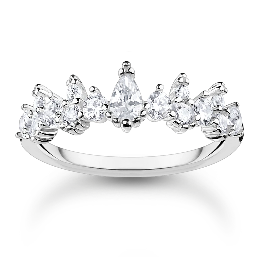 Thomas Sabo ezüst jégkristály gyűrű - TR2415-051-14-48