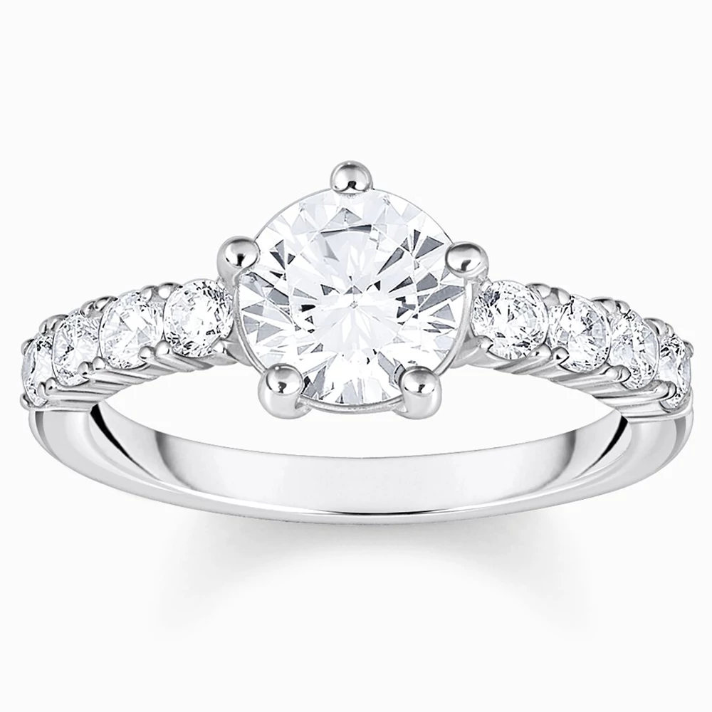 Thomas Sabo ezüst szoliter gyűrű cirkóniával - TR2440-051-14-50