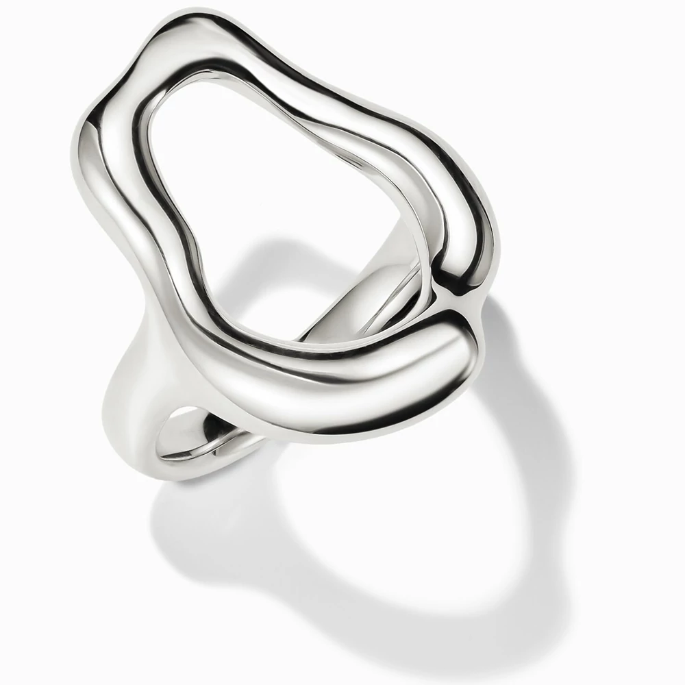 Thomas Sabo ezüst organikus formájú gyűrű - TR2486-001-21-50