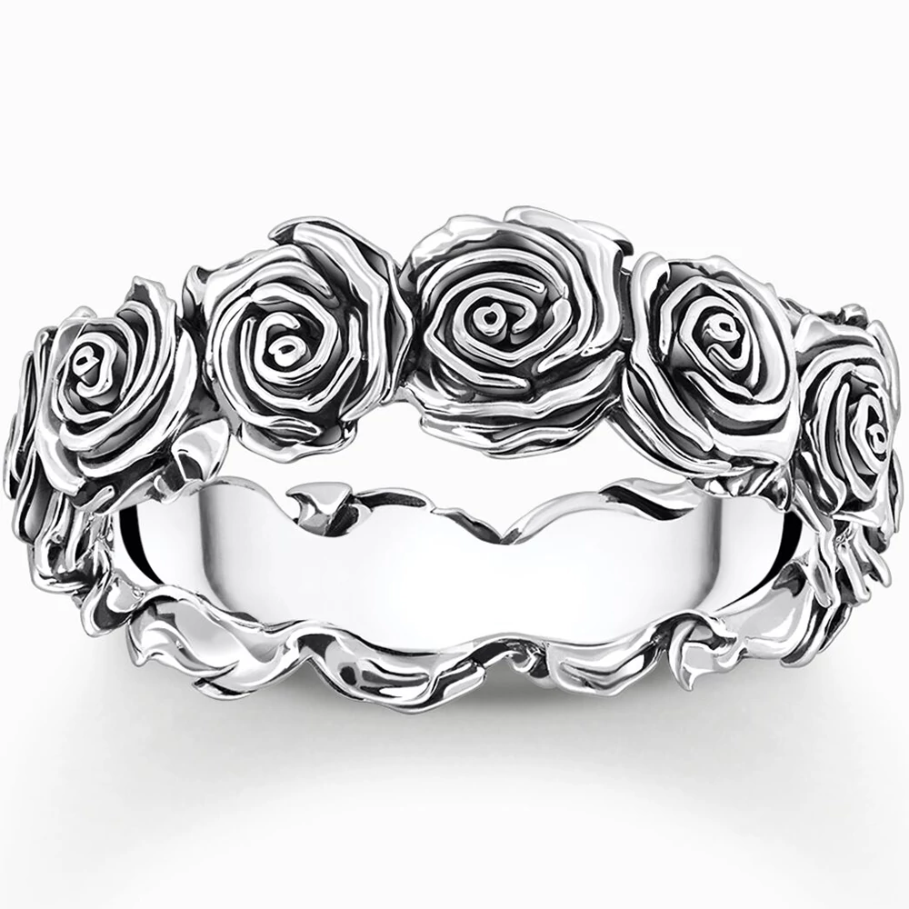 Thomas Sabo ezüst rózsák gyűrű - TR2488-637-21-50
