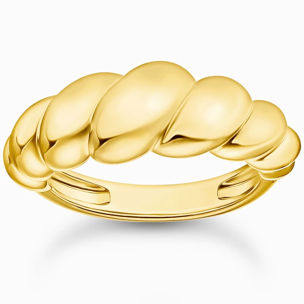 Thomas Sabo sárga arany csavart gyűrű - TR2494-413-39-50