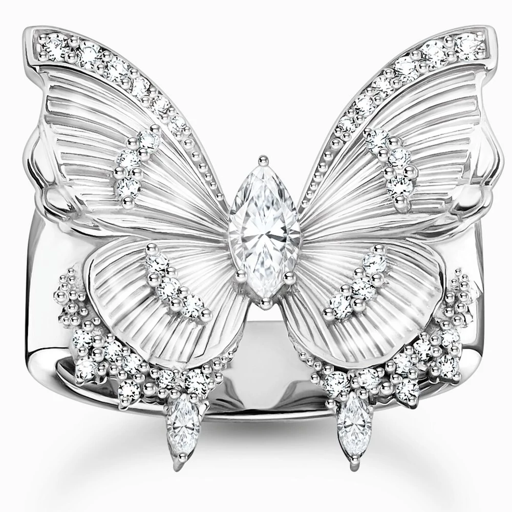 Thomas Sabo ezüst nagy pillangó gyűrű - TR2495-051-14-52