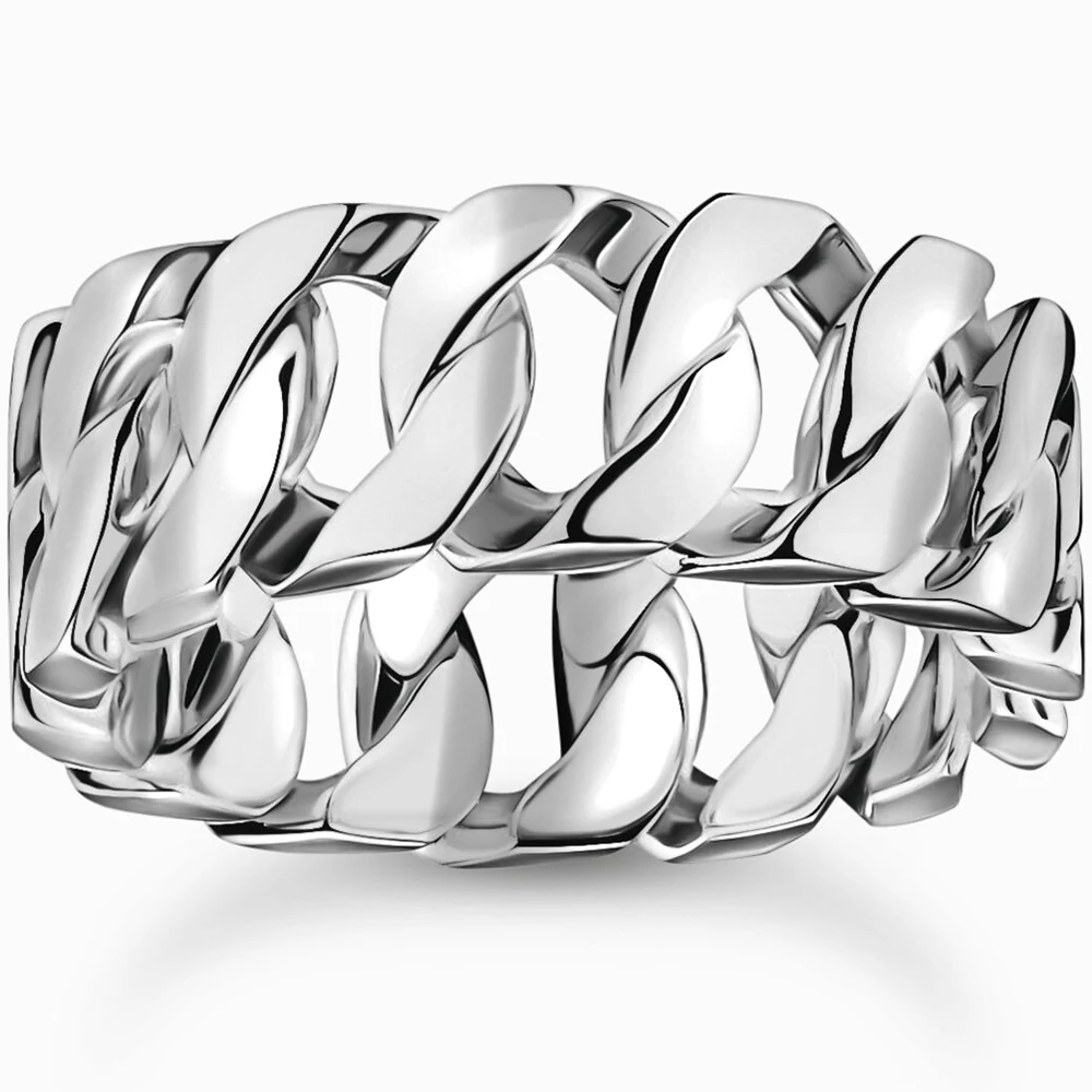 Thomas Sabo ezüst láncszemes gyűrű - TR2497-637-21-50