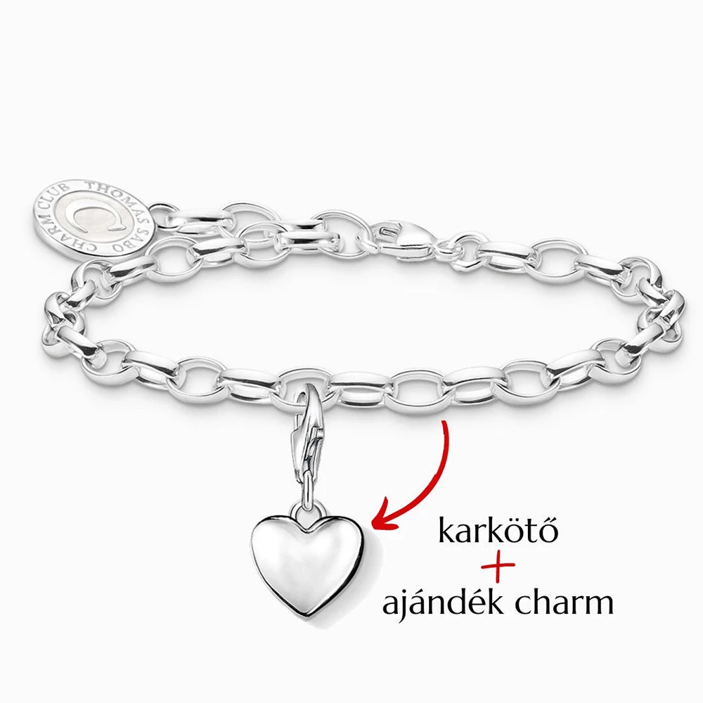 Thomas Sabo Charmista karkötő + ajándék szív charm