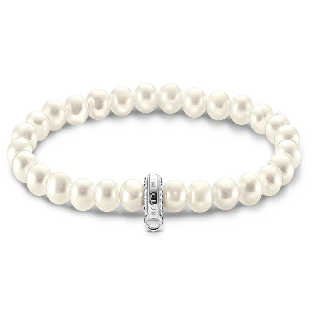 Thomas Sabo tenyésztett gyöngy charm karkötő - X0284-082-14-L15