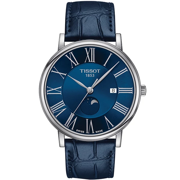 Tissot férfi óra - T122.423.16.043.00 - Carson Premium Gent Moonphase