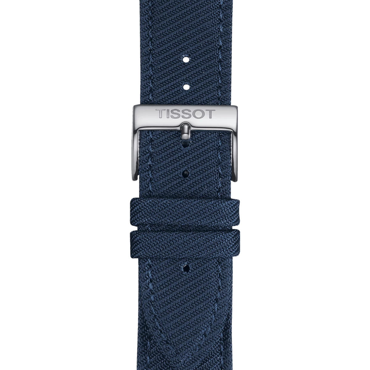 Tissot kék textil és bőr óraszíj 22 mm