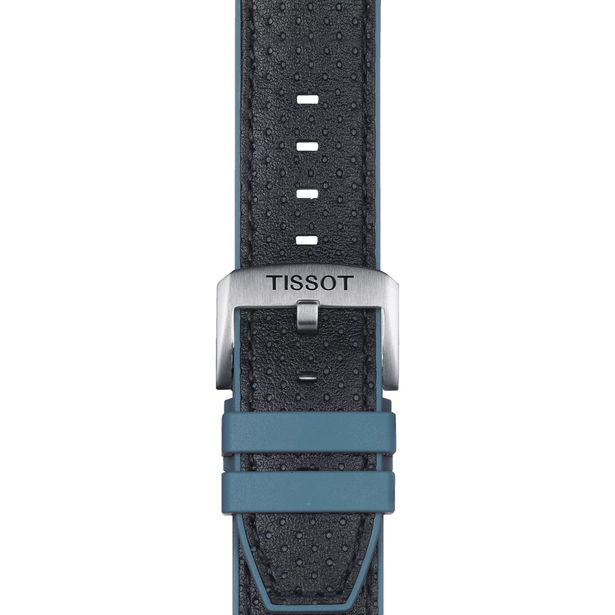Tissot kék bőr és szilikon óraszíj 22 mm