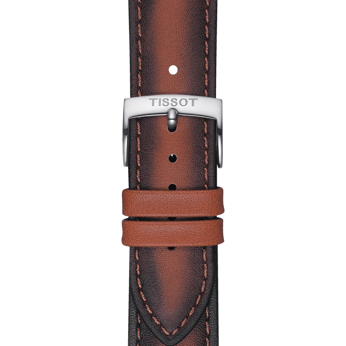 Tissot barna bőr óraszíj 20 mm