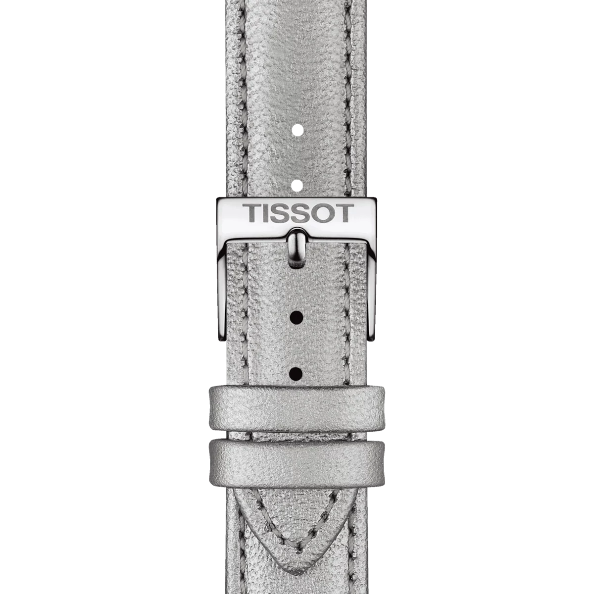 Tissot szürke bőr óraszíj 16 mm