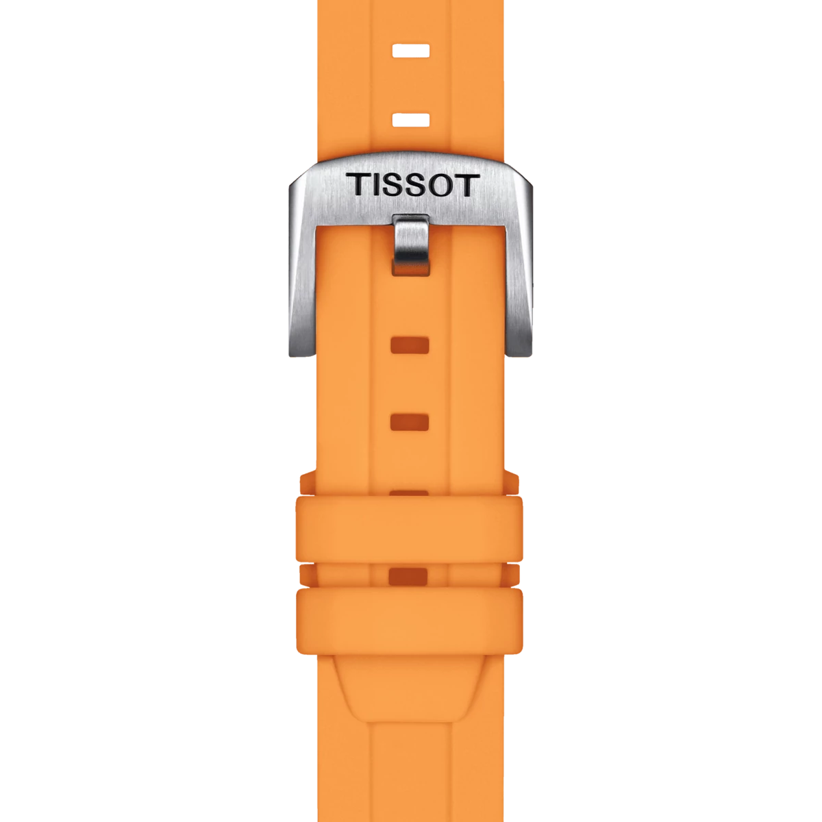 Tissot narancssárga szilikon óraszíj 18 mm