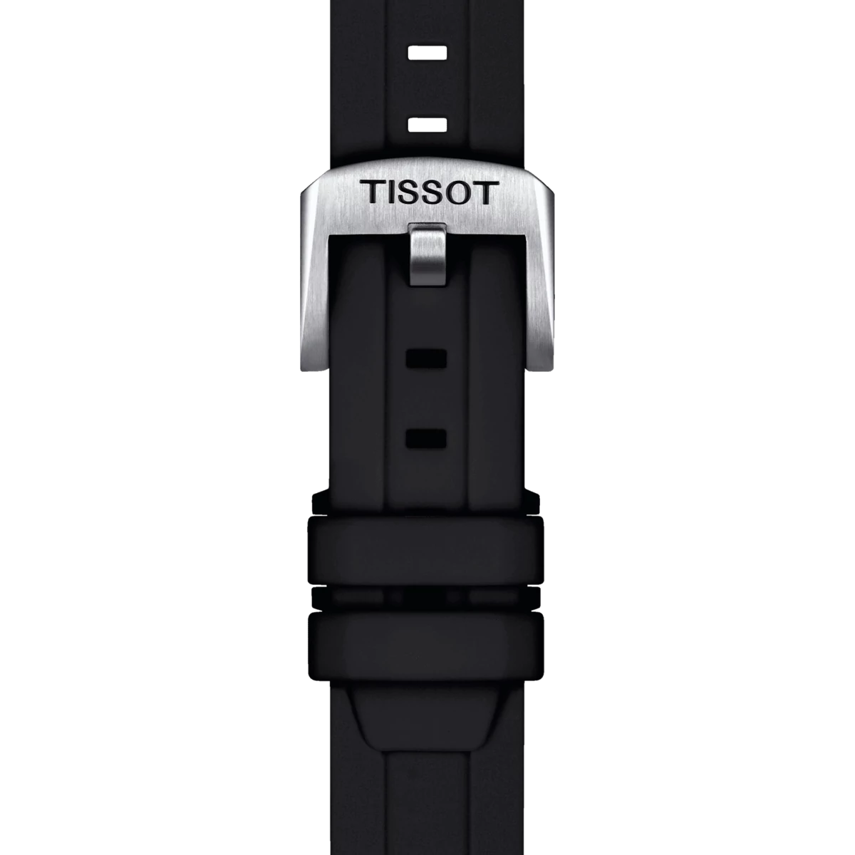 Tissot fekete szilikon óraszíj 18 mm