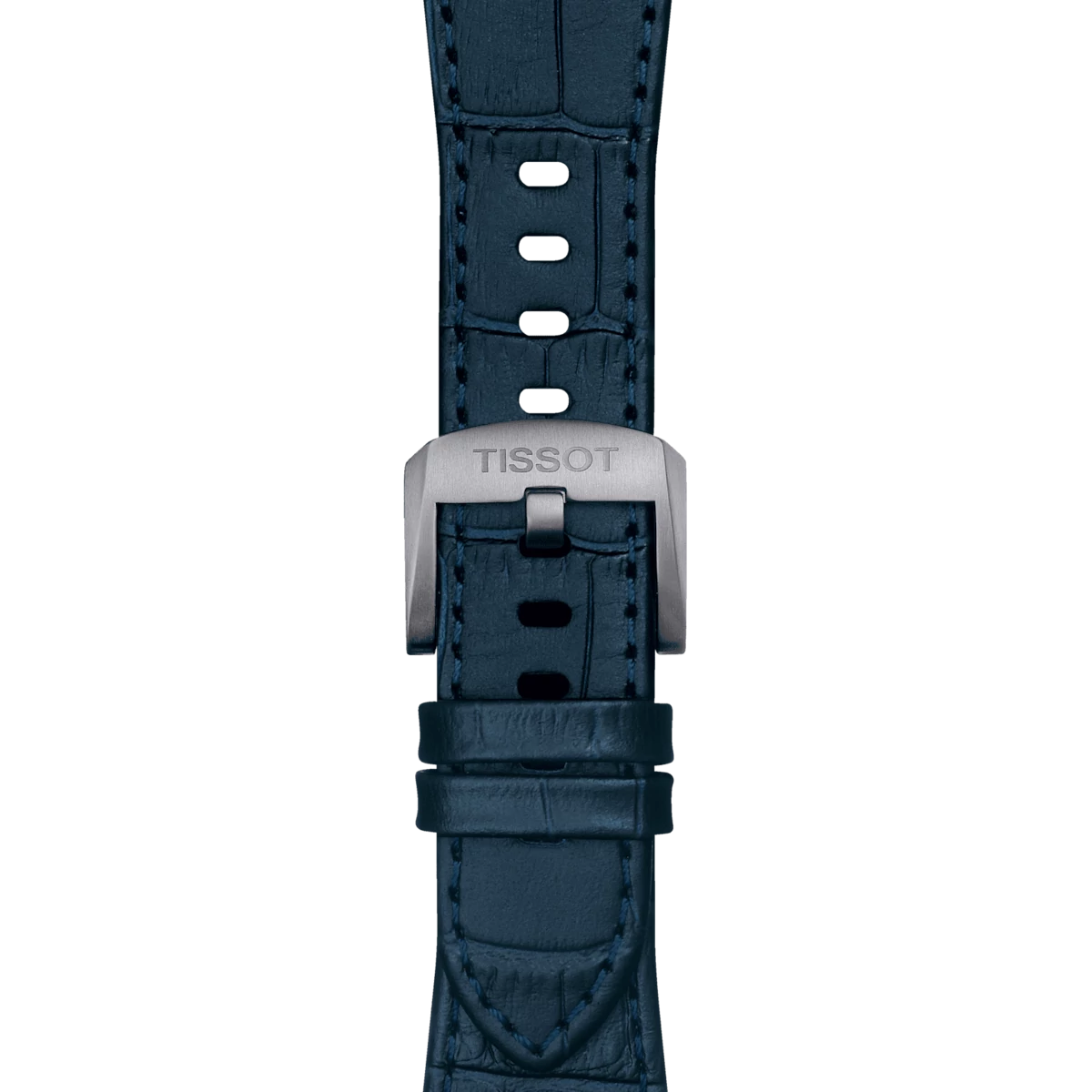 Tissot kék bőr óraszíj PRX 40 mm órához