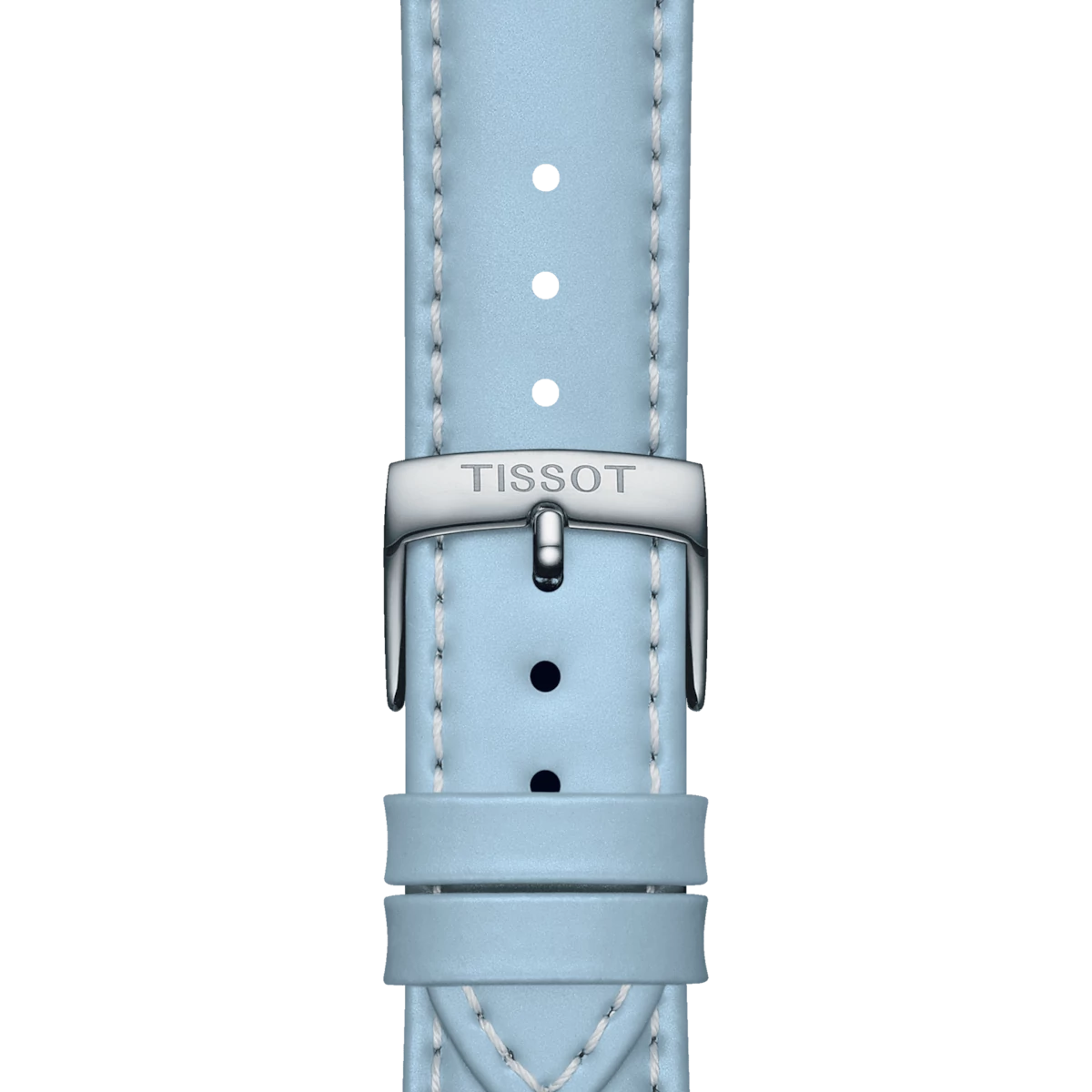 Tissot kék bőr óraszíj 18 mm