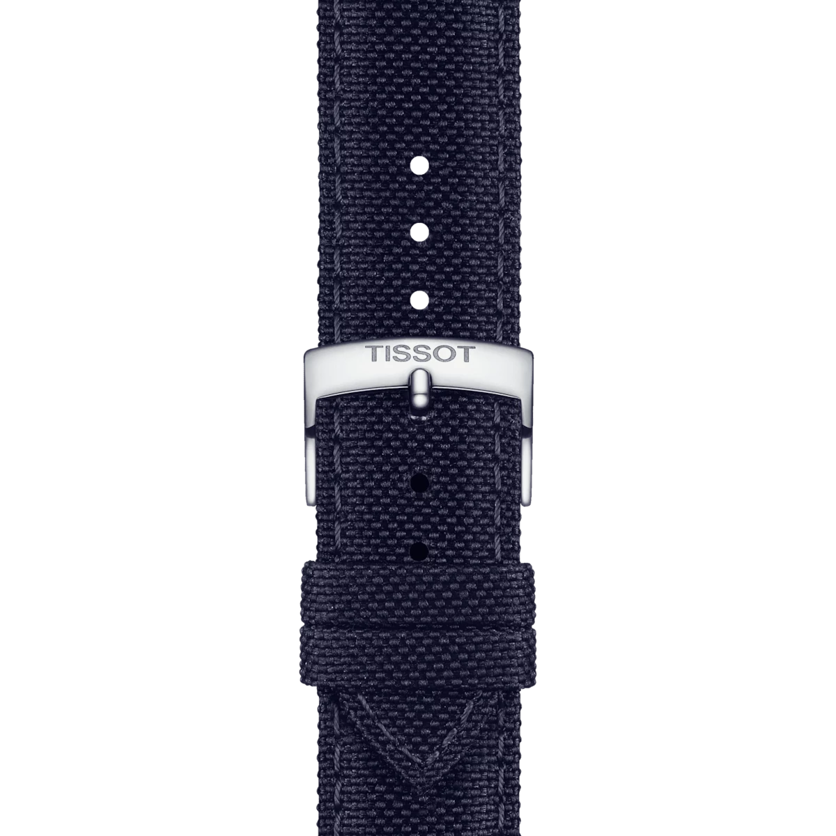 Tissot kék textil és bőr óraszíj 21 mm
