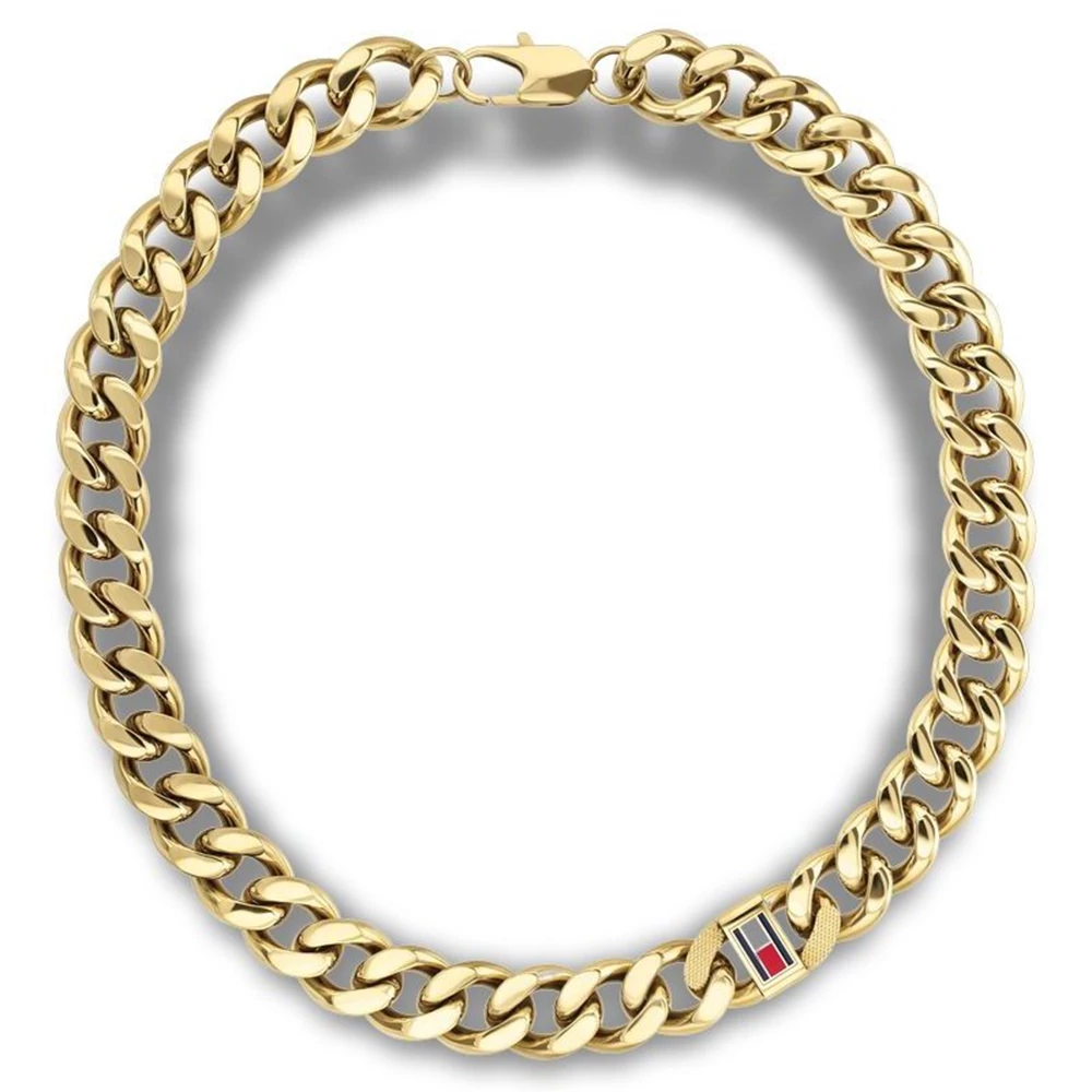 Tommy Hilfiger férfi nyaklánc sárga arany színű láncszemekből - 2790636 - Wild