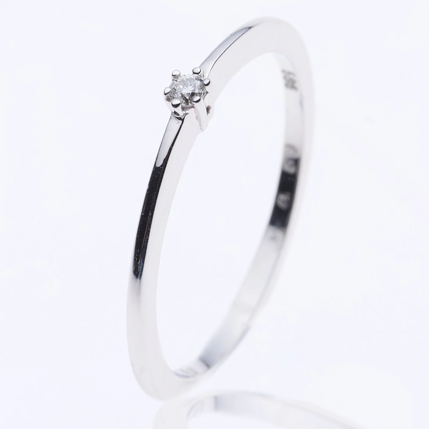 Velekey Diamond gyémánt eljegyzési gyűrű 0,04 ct. - BRCORR06636W-49