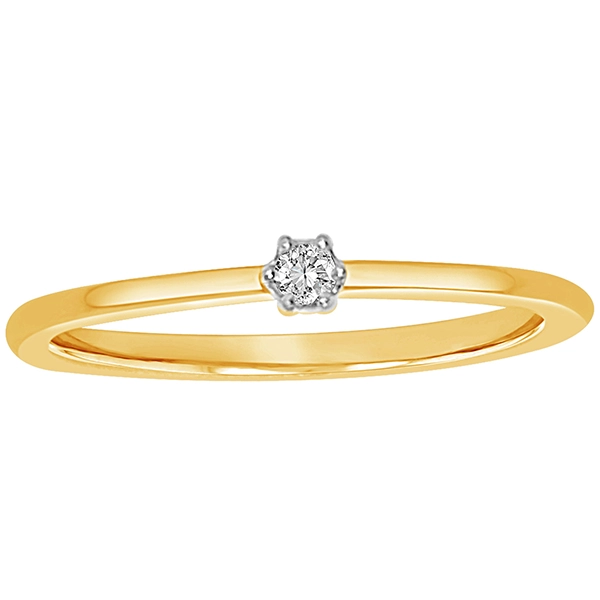 Velekey Diamond gyémánt eljegyzési gyűrű 0,04 ct. - BRCORR06636Y-56
