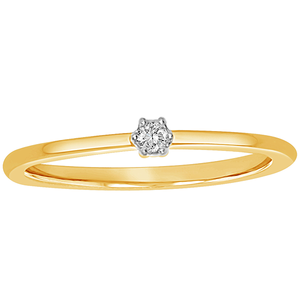 Velekey Diamond gyémánt eljegyzési gyűrű 0,04 ct. - BRCORR06636Y-55