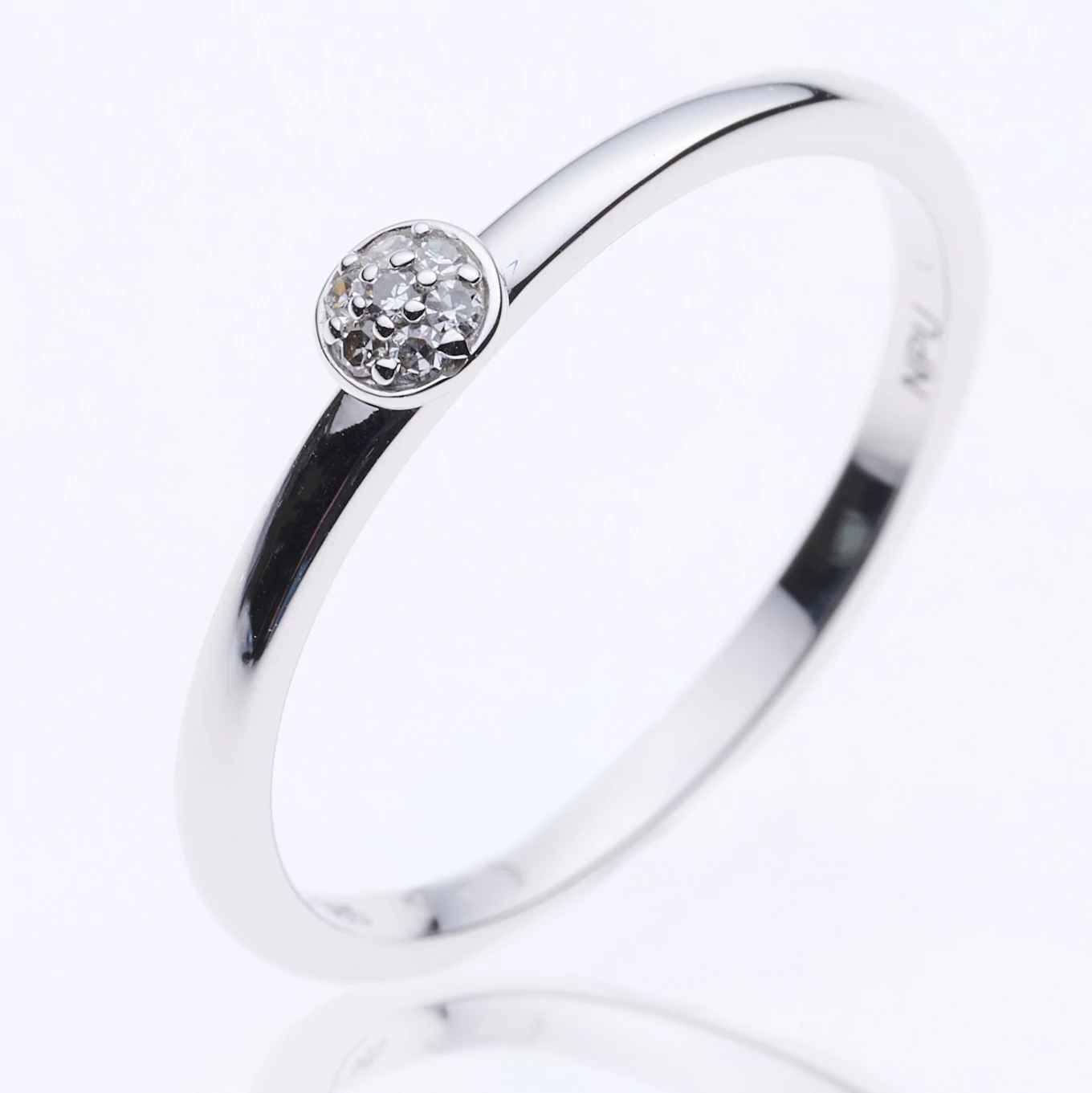 Velekey Diamond gyémánt eljegyzési gyűrű 0,03 ct. - BRI24105CTTW-54