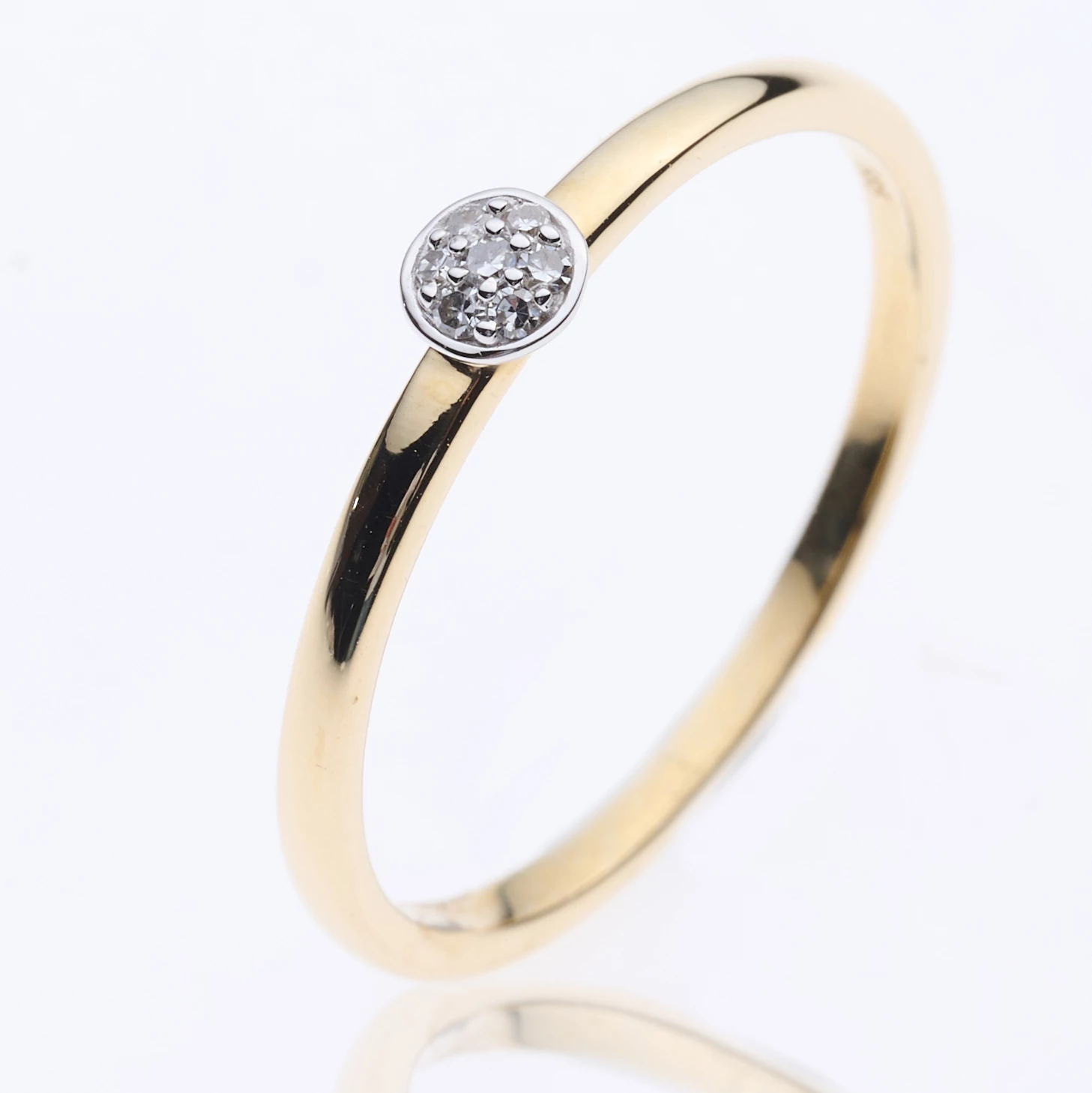 Velekey Diamond gyémánt eljegyzési gyűrű 0,03 ct. - BRI24105CTTY-50