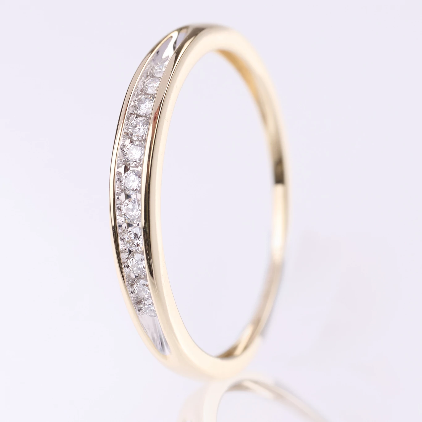 Velekey Diamond gyémánt eljegyzési gyűrű 0.1ct. - BRI27602Y-52