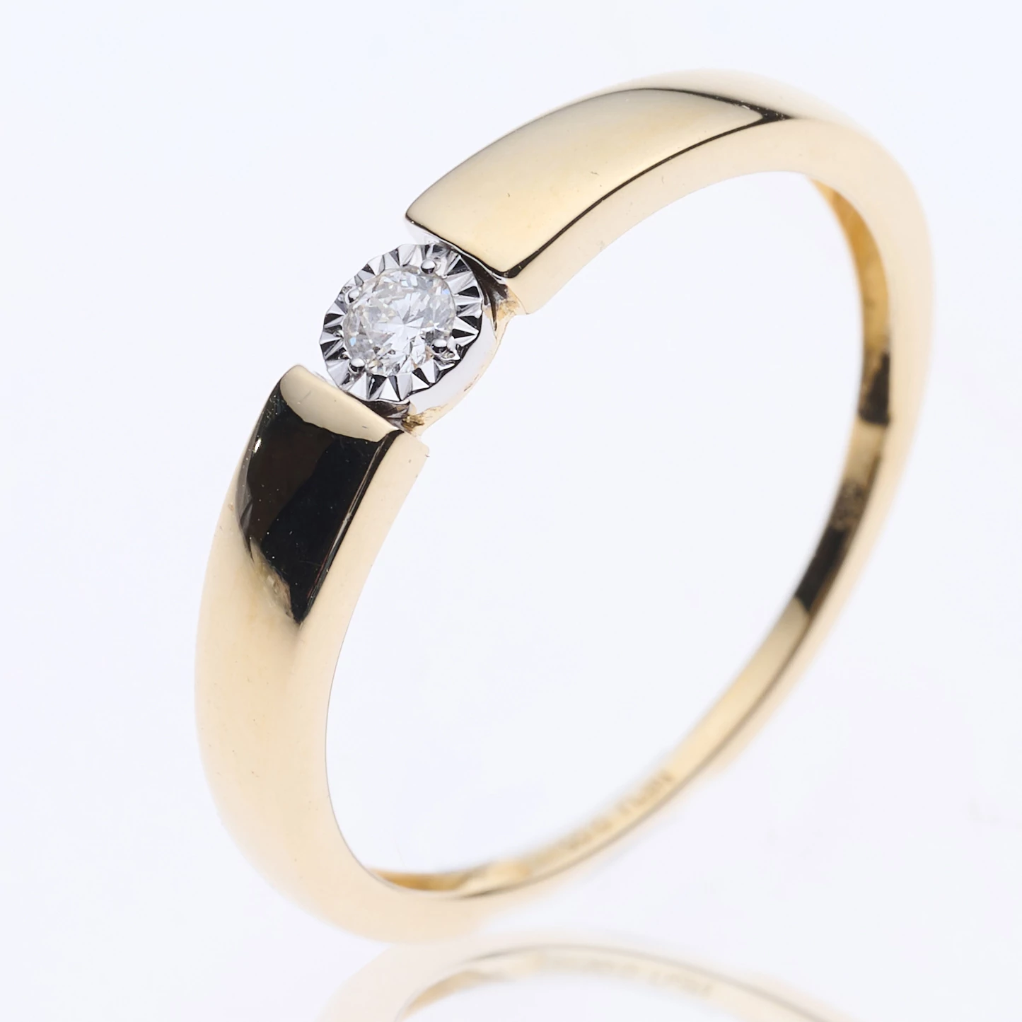 Velekey Diamond gyémánt eljegyzési gyűrű 0,05 ct. - BRI31626Y-48