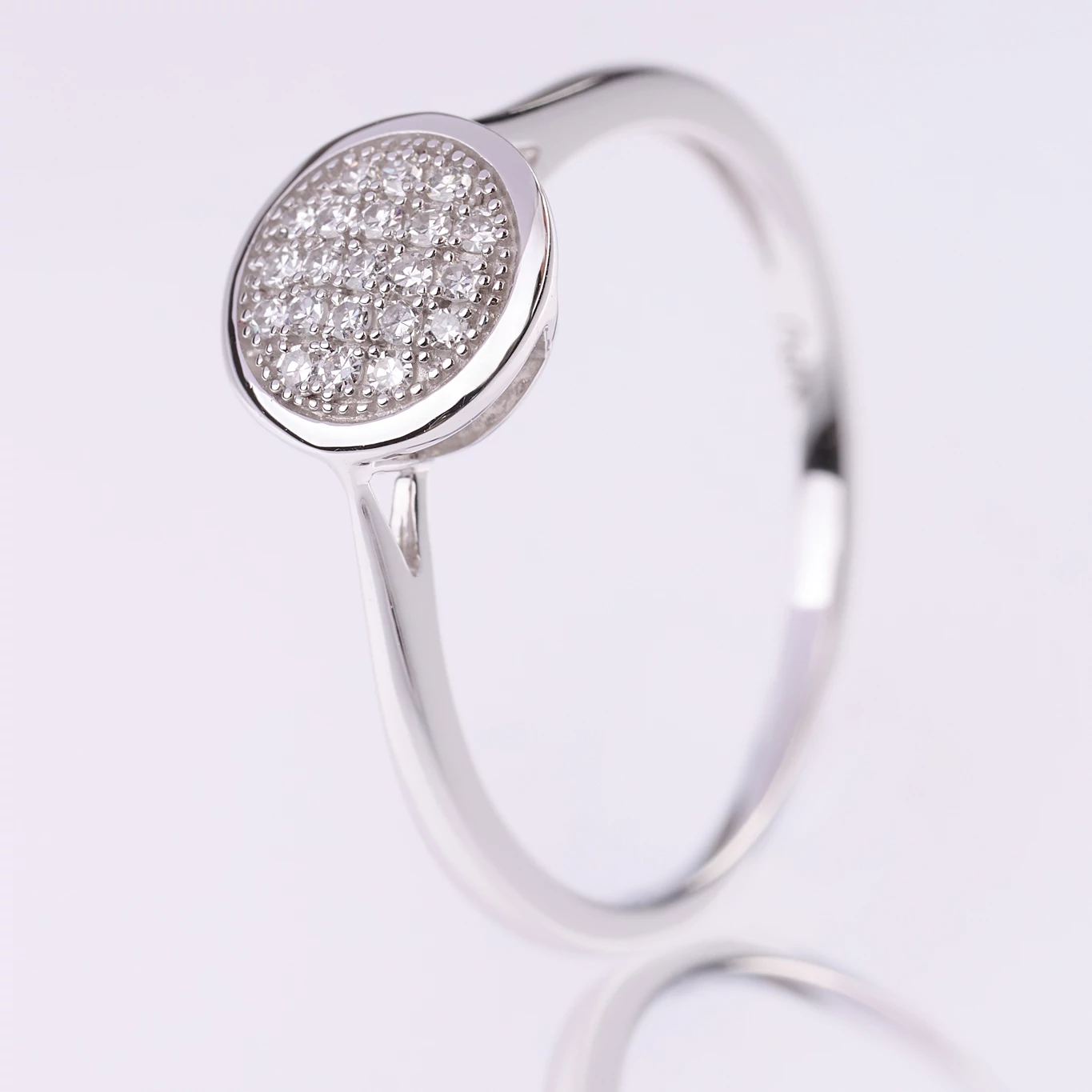 Velekey Diamond gyémánt eljegyzési gyűrű 0.1ct. - BRI34668W-54
