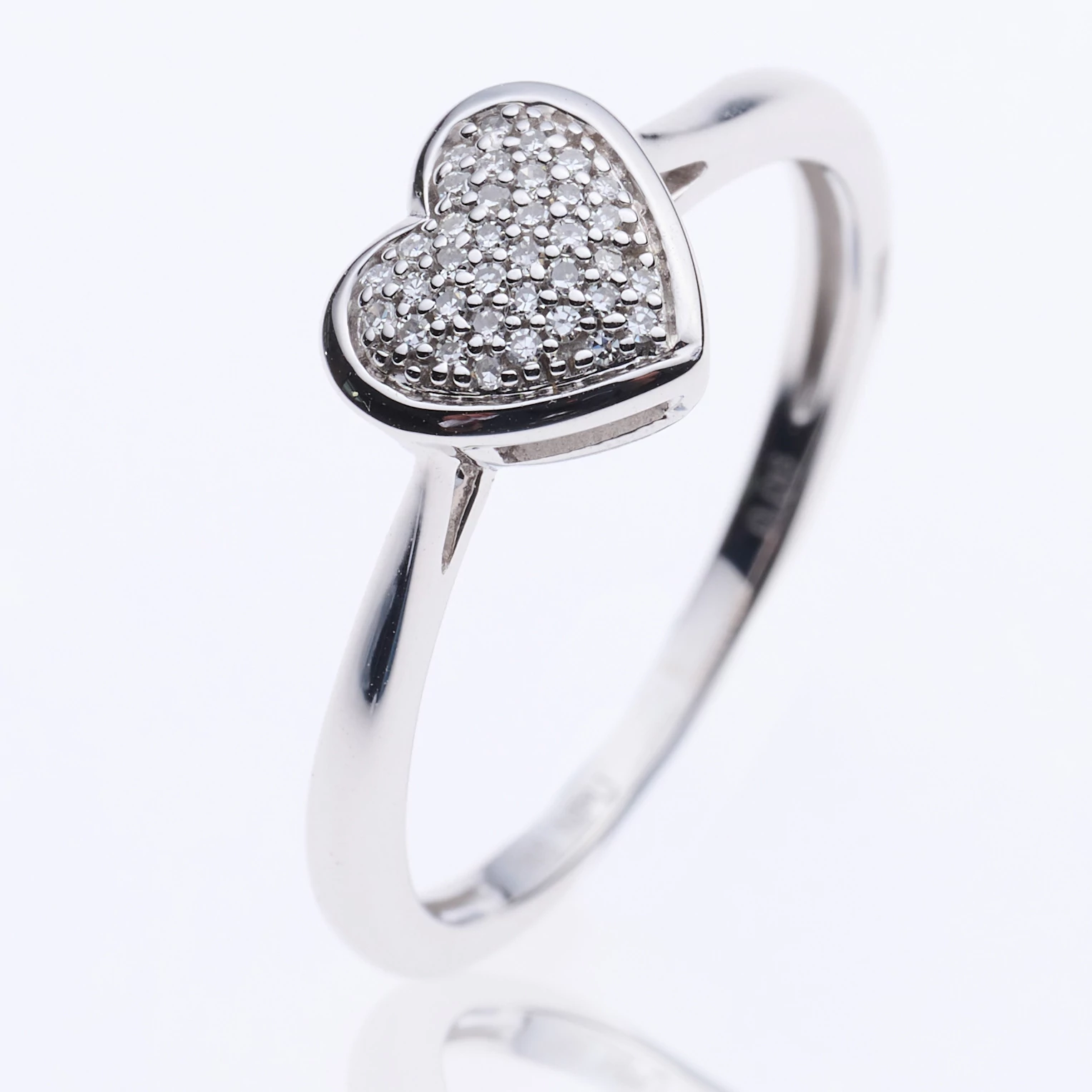 Velekey Diamond gyémánt eljegyzési gyűrű 0.06ct. - BRI34809W-52