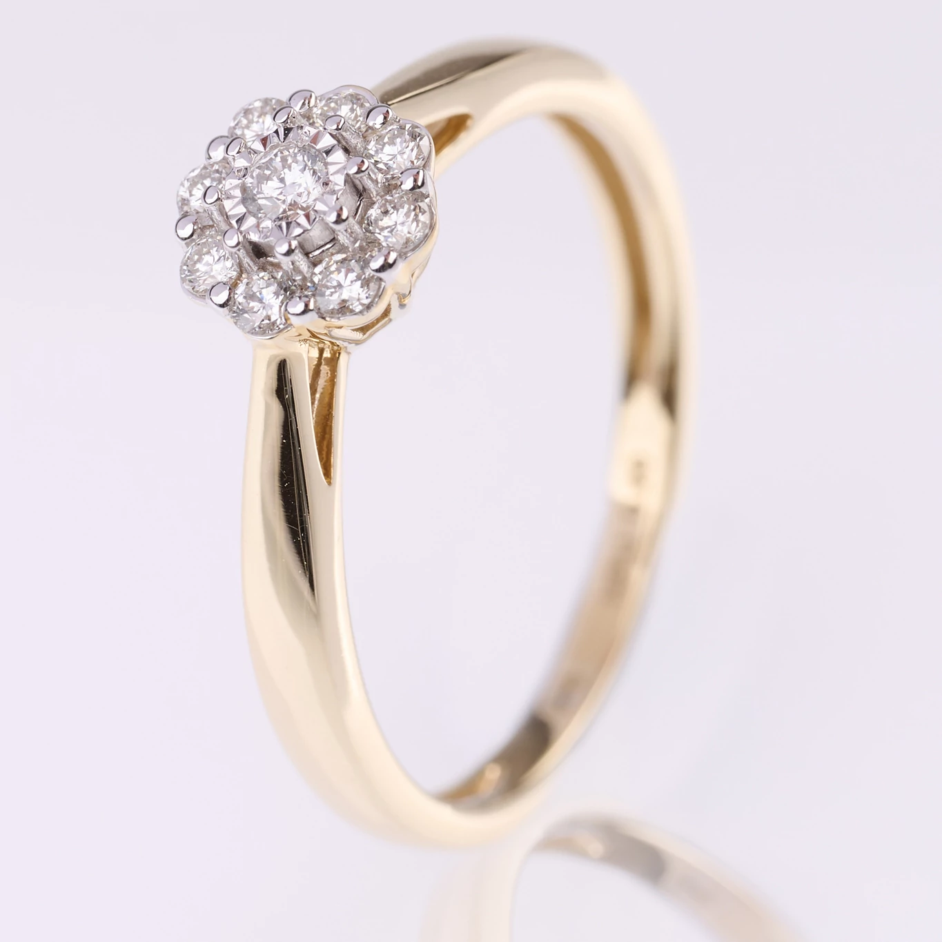 Velekey Diamond gyémánt eljegyzési gyűrű 0.2ct. - BRI35502Y-56