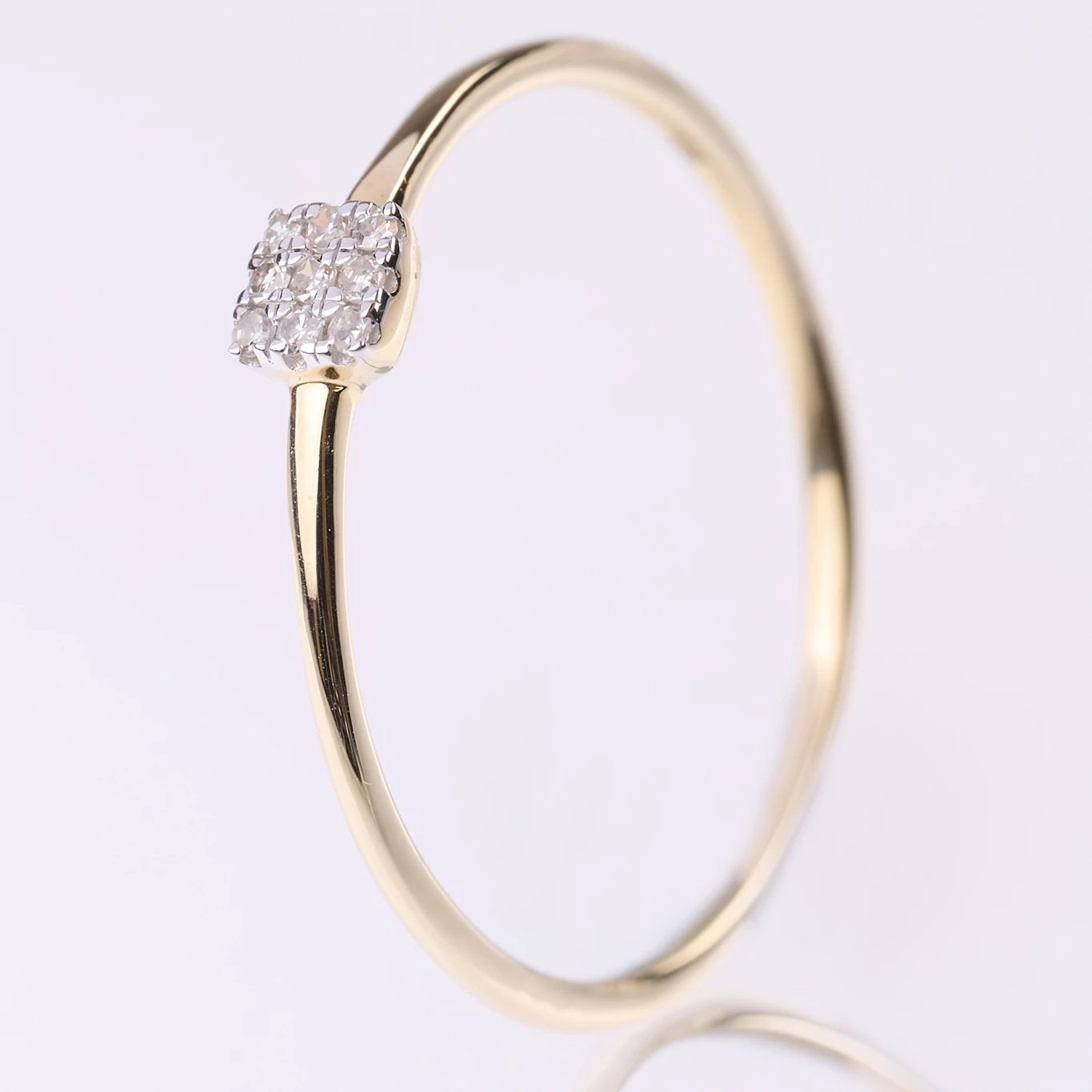 Velekey Diamond gyémánt eljegyzési gyűrű 0.03ct. - BRI46884-003Y-51