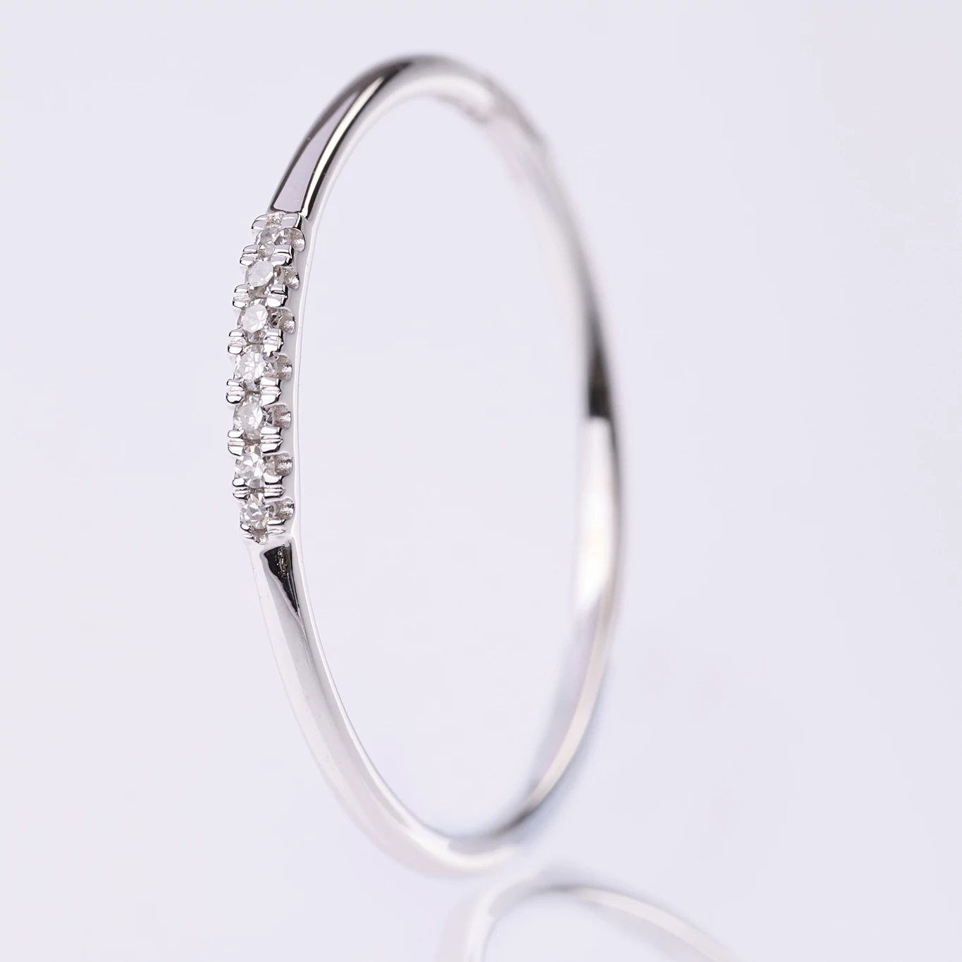 Velekey Diamond gyémánt eljegyzési gyűrű 0.03ct. - BRI46885-003W-49