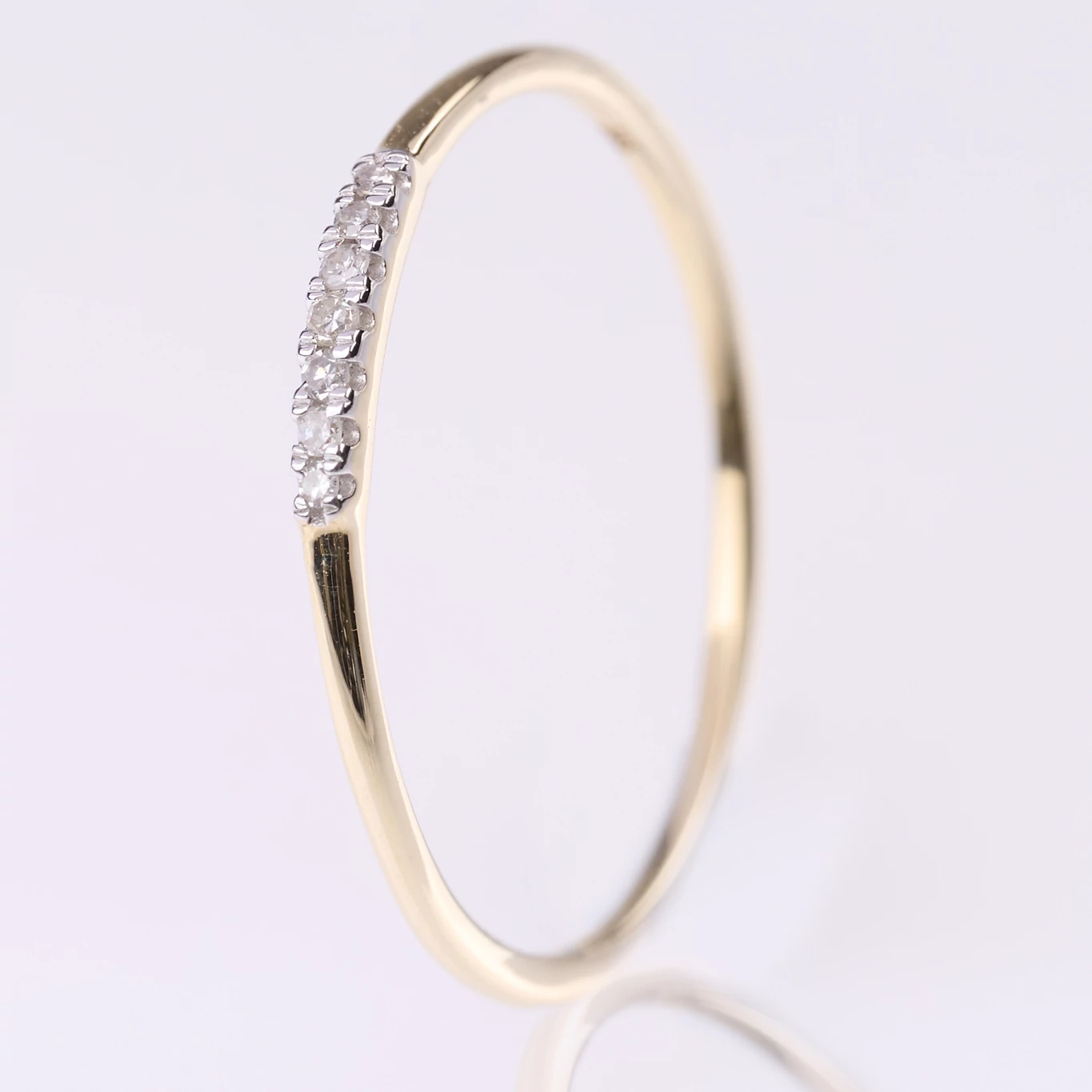 Velekey Diamond gyémánt eljegyzési gyűrű 0.03ct. - BRI46885-003Y-49