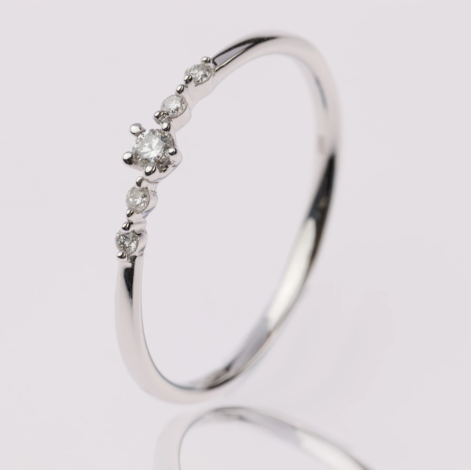 Velekey Diamond gyémánt gyűrű - BRI54867-007W-54