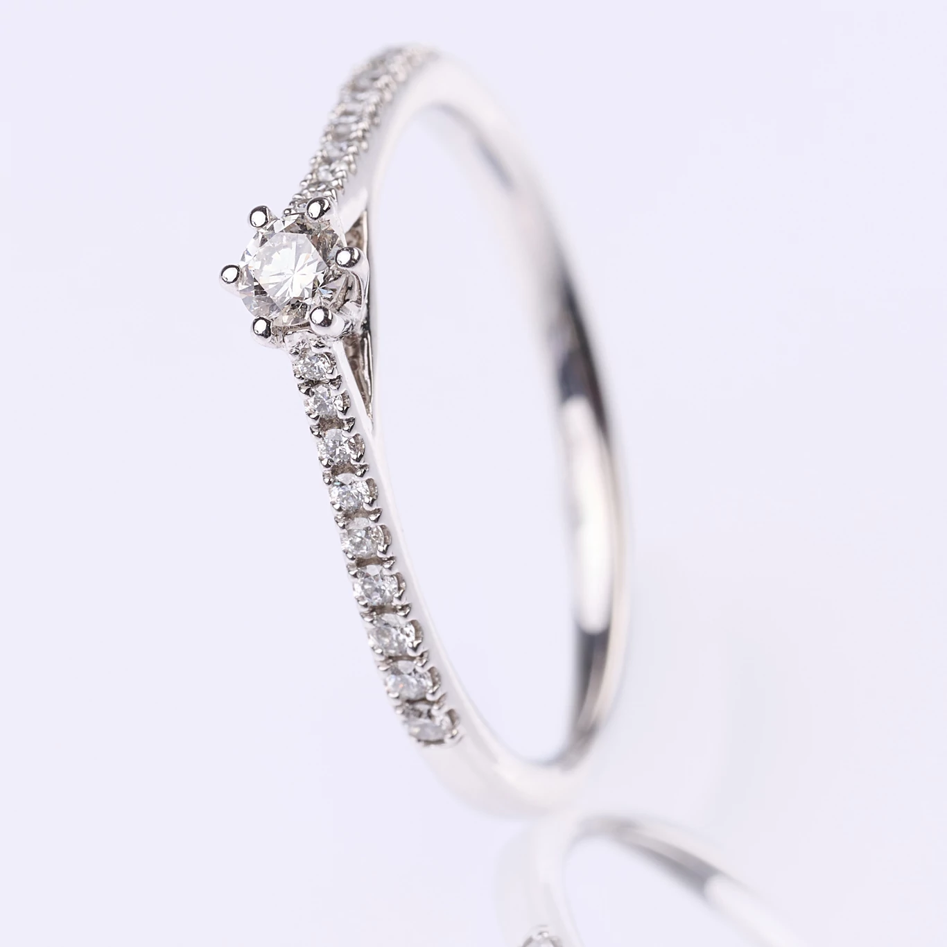 Velekey Diamond gyémánt eljegyzési gyűrű 0.22ct. - BRKJRZ78220FW-54