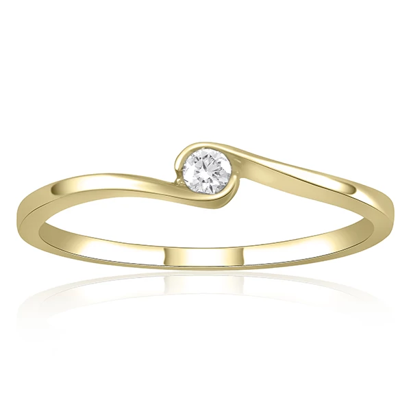 Velekey Diamond gyémánt eljegyzési gyűrű 0,05 ct. - BRS5856-005Y-53