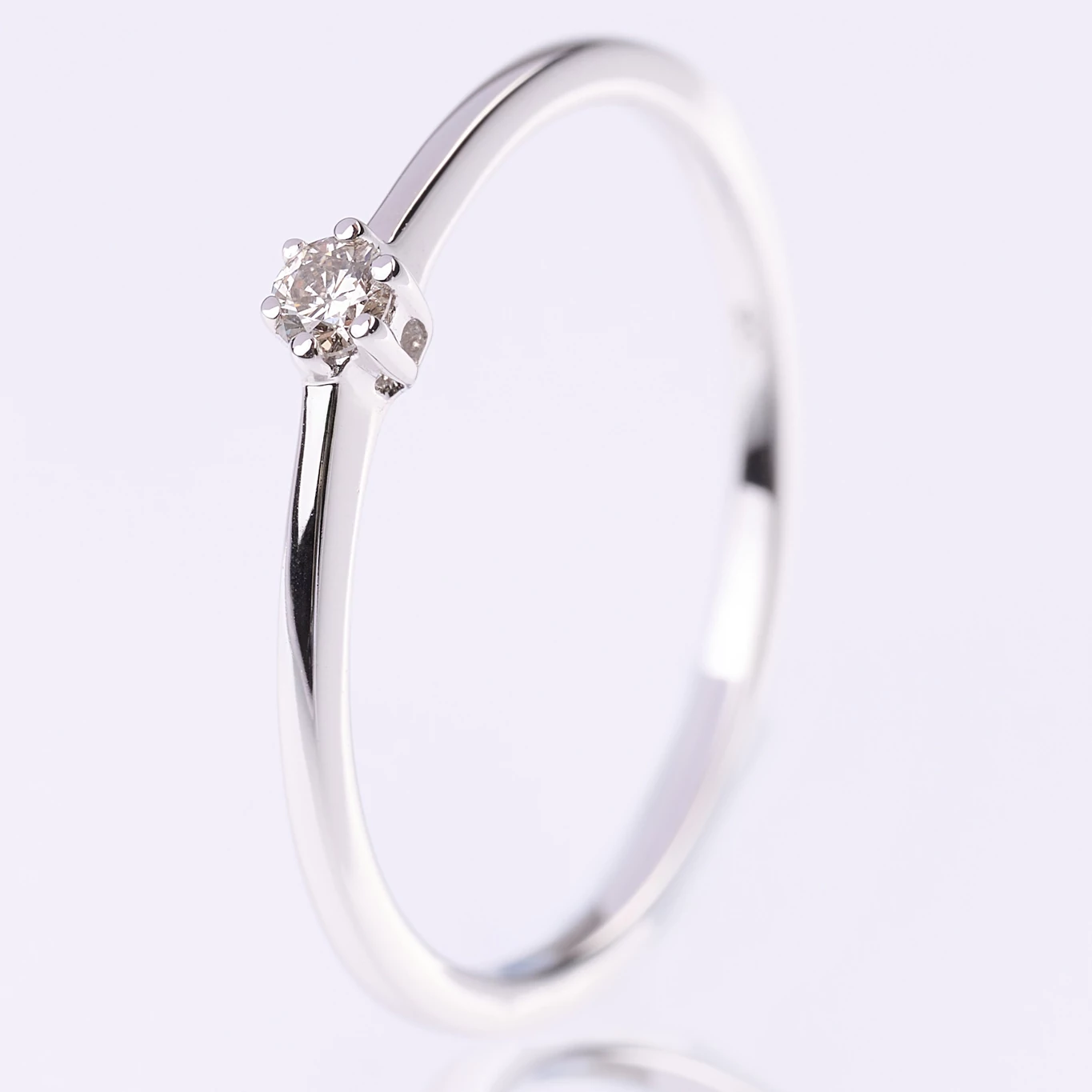 Velekey Diamond gyémánt eljegyzési gyűrű 0,05 ct. - BRS5858-005W-48