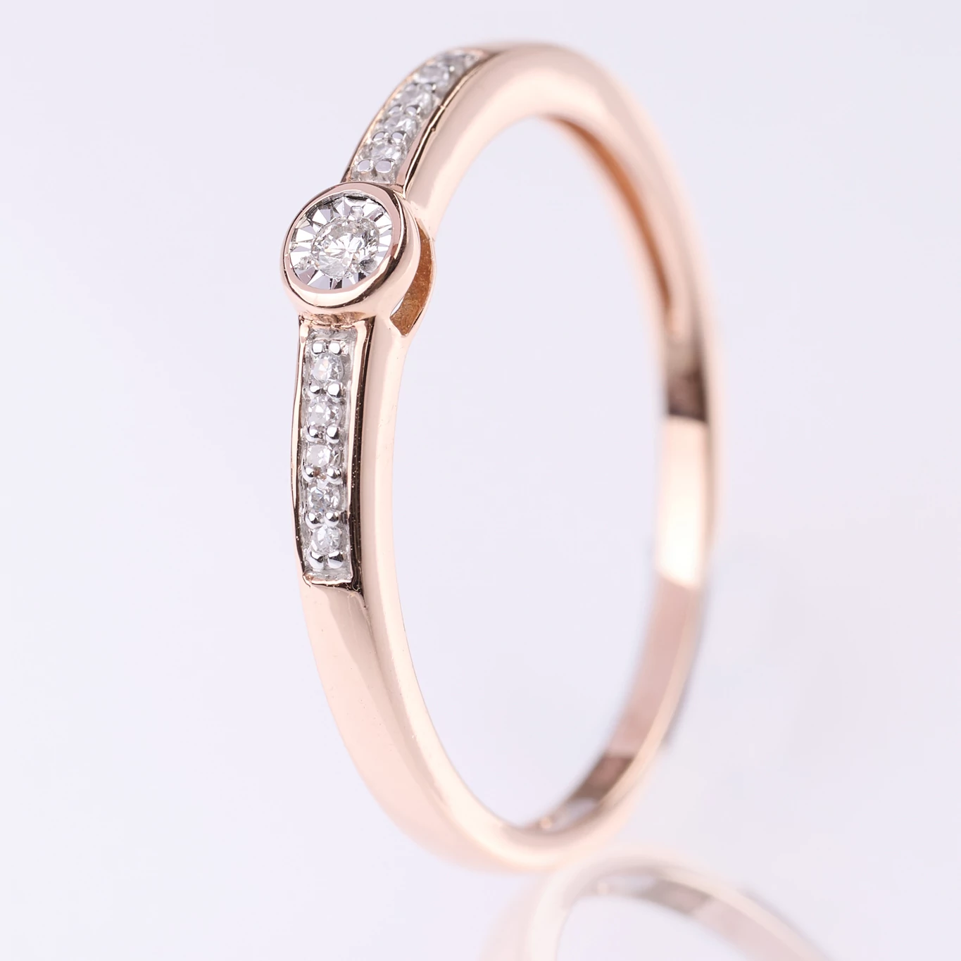 Velekey Diamond gyémánt eljegyzési gyűrű 0,05 ct. - BRS5860-005R-48