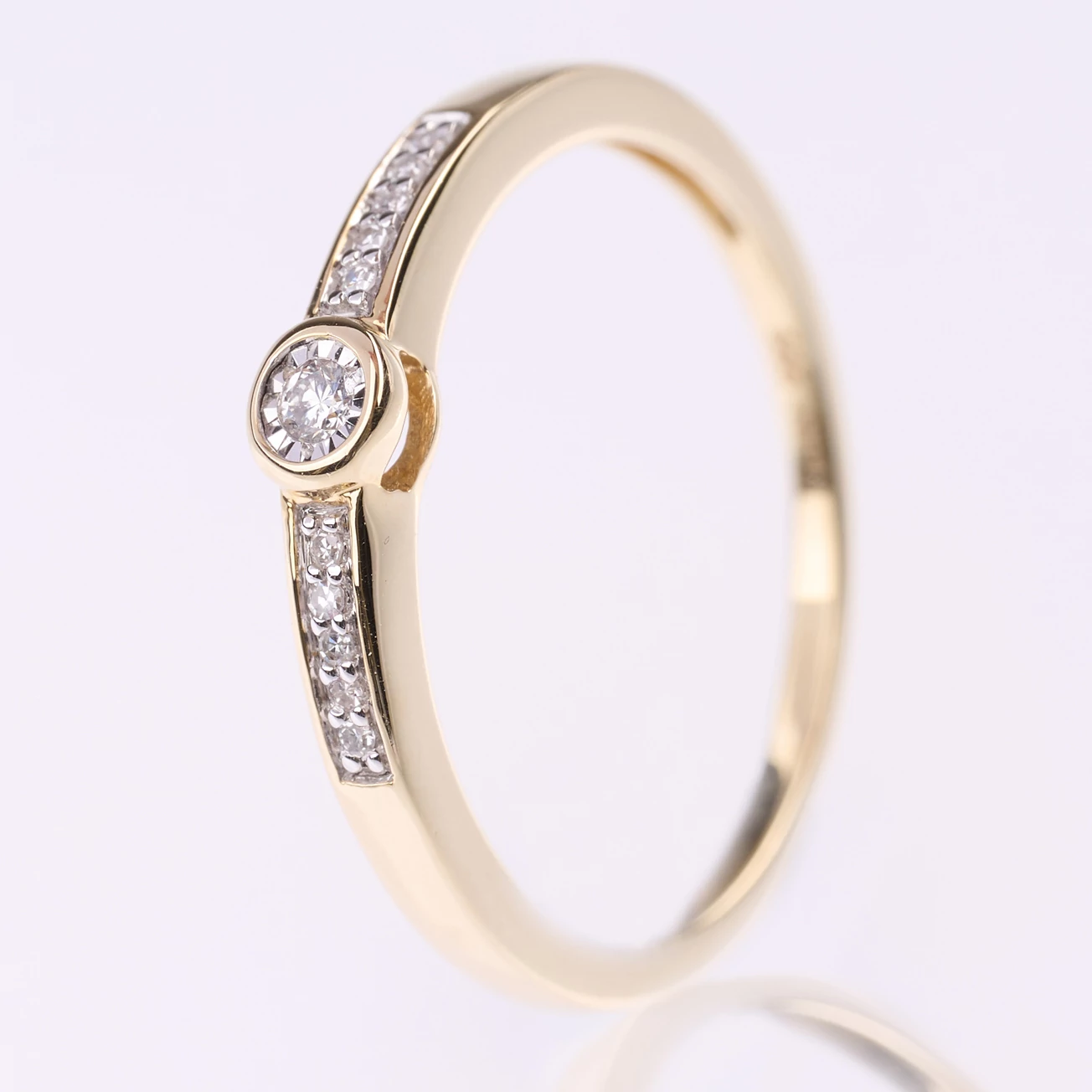 Velekey Diamond gyémánt eljegyzési gyűrű 0,05 ct. - BRS5860-005Y-48