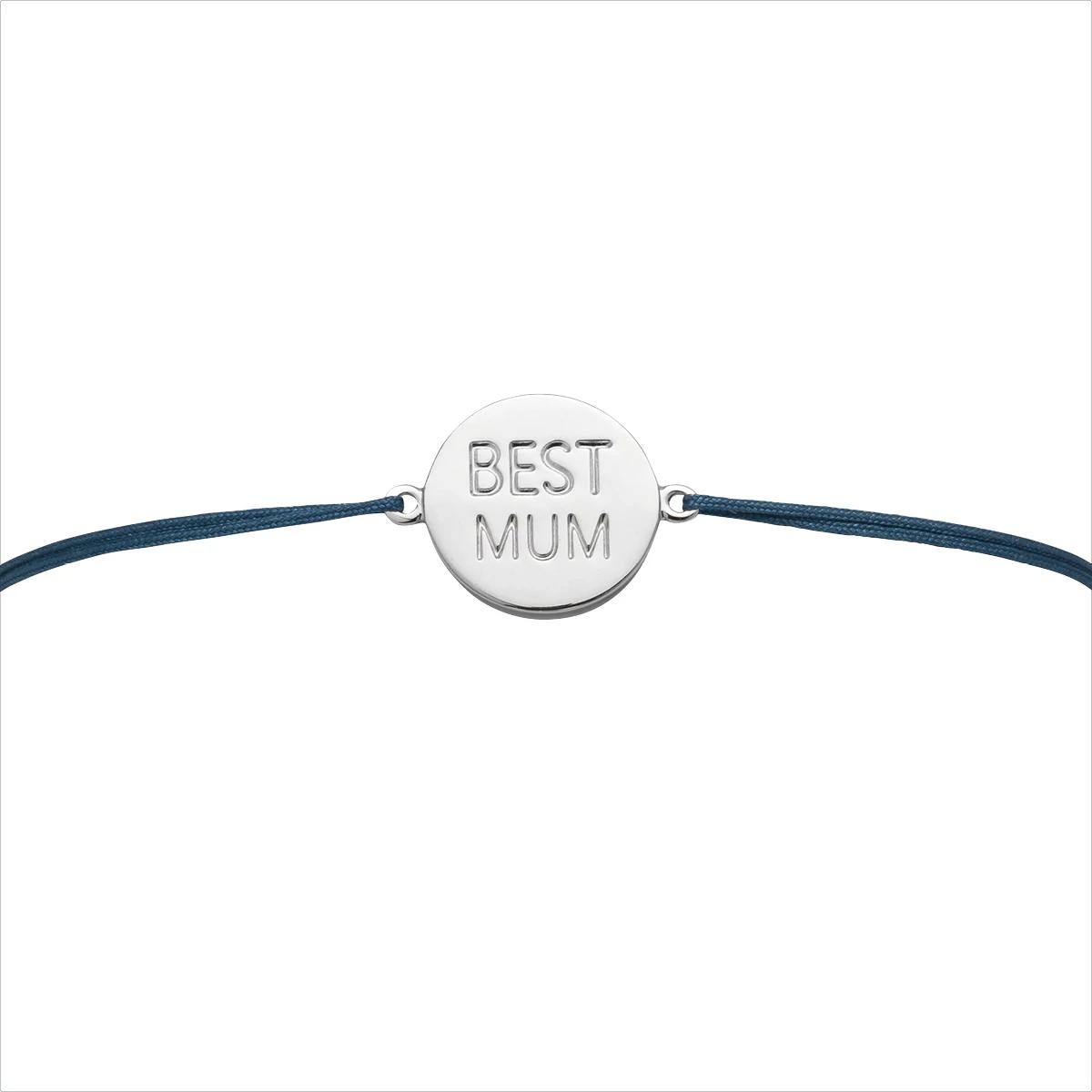 Ypsilon kék textil BEST MUM karkötő - 25020097