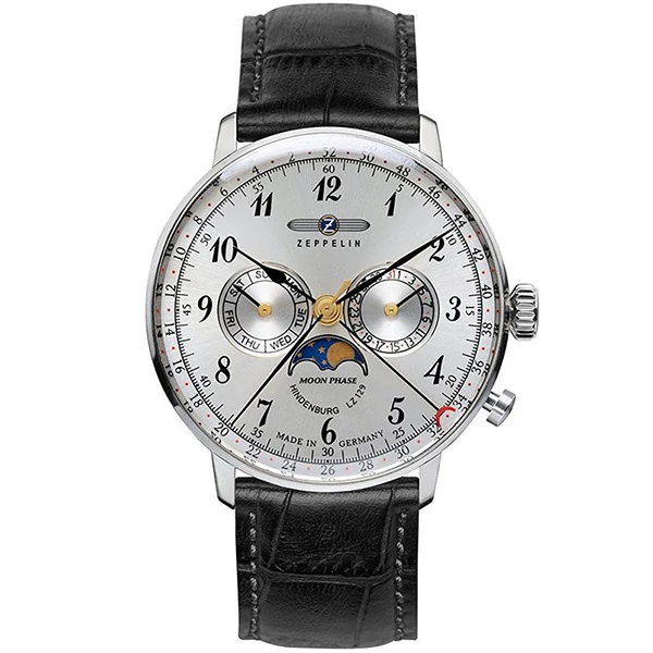 Zeppelin férfi óra  - 7036-1 - LZ129 Hidenburg Moonphase