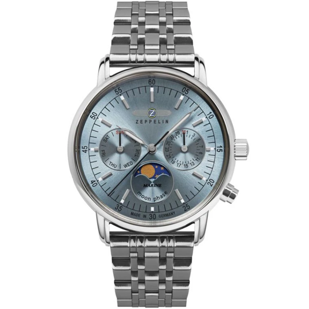Zeppelin női óra - 8637M-3 - Marine Moonphase Lady